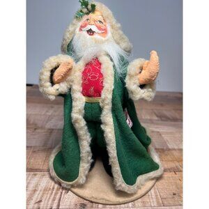 Vinetage Annalee Santa Woodland 9'' Tall Posable